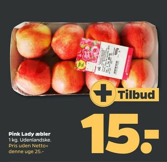 Netto Pink Lady æbler tilbud