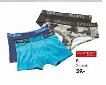 Bilka Kappa hipster eller boxershorts tilbud