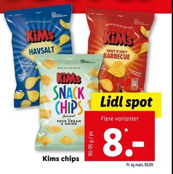 Let-Køb Kims chips tilbud