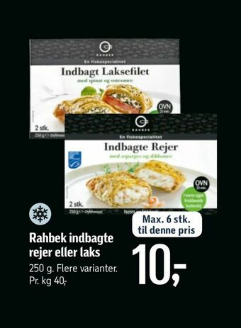 Føtex Rahbek indbagte rejer eller laks tilbud