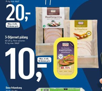 Føtex 3-Stjernet pålæg tilbud