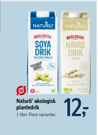 Føtex Naturli' økologisk plantedrik tilbud