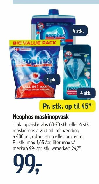 Føtex Neophos maskinopvask tilbud