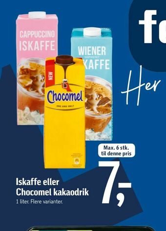 Føtex Iskaffe eller Chocomel kakaodrik tilbud