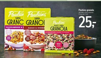 Føtex Paulúns granola tilbud