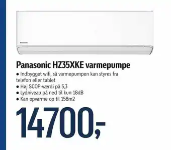Panasonic HZ35XKE varmepumpe