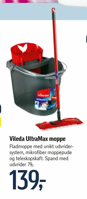 Føtex Vileda UltraMax moppe tilbud