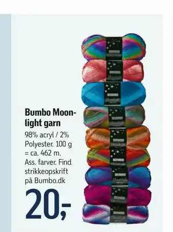 Føtex Bumbo Moonlight garn tilbud