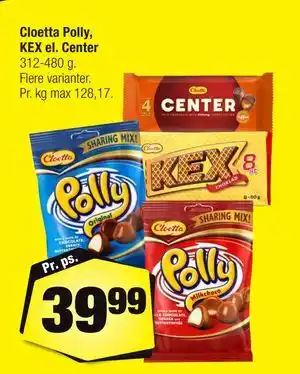 Calle Cloetta Polly, KEX el. Center tilbud