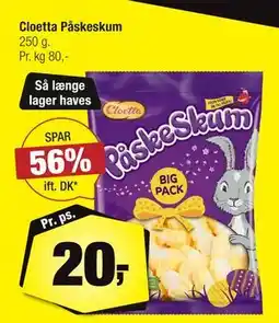 Calle Cloetta Påskeskum tilbud