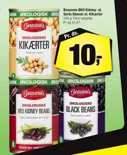 Calle Beauvais ØKO Kidney- el. Sorte Bønner el. Kikærter tilbud
