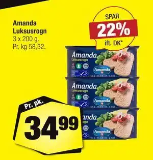 Calle Amanda Luksusrogn tilbud