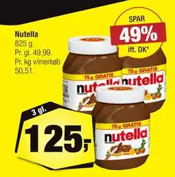 Calle Nutella tilbud