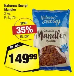 Calle Naturens Energi Mandler tilbud