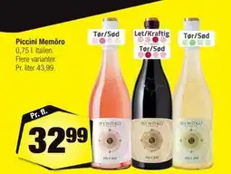 Calle Piccini Memŏro tilbud