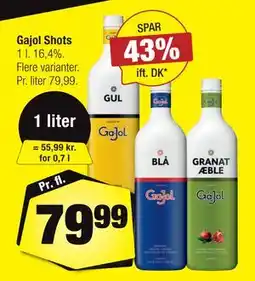 Calle Gajol Shots tilbud