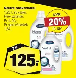 Calle Neutral Vaskemiddel tilbud