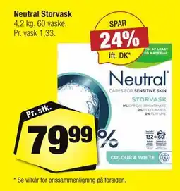 Calle Neutral Storvask tilbud