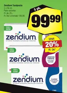 Calle Zendium Tandpasta tilbud