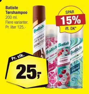 Calle Batiste Tørshampoo tilbud