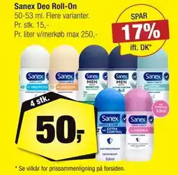 Calle Sanex Deo Roll-On tilbud