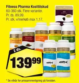 Calle Fitness Pharma Kosttilskud tilbud