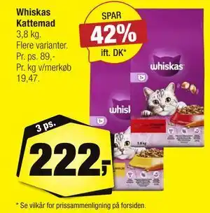 Calle Whiskas Kattemad tilbud