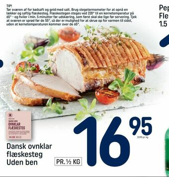 REMA 1000 Dansk ovnklar flæskesteg Uden ben tilbud