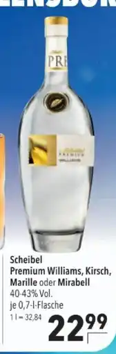 Citti Scheibel Premium Williams, Kirsch, Marille oder Mirabell tilbud