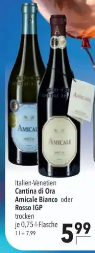 Citti Cantina di Ora Amicale Bianco oder Rosso IGP tilbud