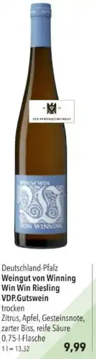 Citti Weingut von Winning Win Win Riesling VDP.Gutswein tilbud