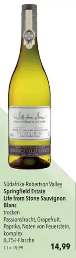 Citti Springfield Estate Life from Stone Sauvignon Blanc tilbud