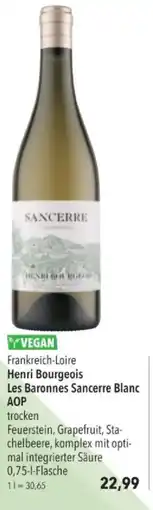 Citti Henri Bourgeois Les Baronnes Sancerre Blanc AOP tilbud