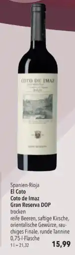 Citti El Coto Coto de Imaz Gran Reserva DOP tilbud