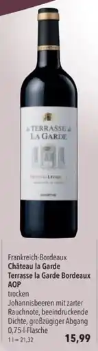 Citti Château la Garde Terrasse la Garde Bordeaux AOP tilbud