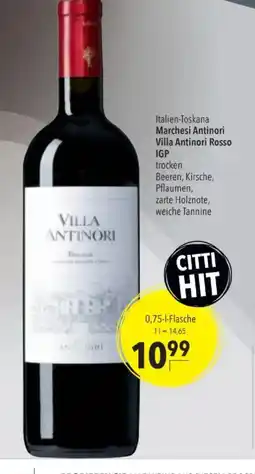 Citti Marchesi Antinori Villa Antinori Rosso IGP tilbud
