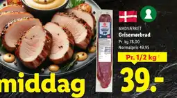 Lidl MADVÆRKET Grisemørbrad tilbud