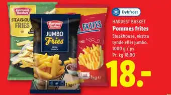 Lidl HARVEST BASKET Pommes frites tilbud