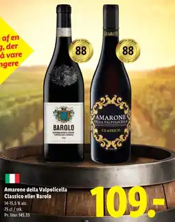 Lidl Amarone della Valpolicella Classico eller Barolo tilbud