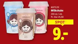 Lidl MATILDE Milkshake tilbud