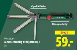 Lidl Sammefoldelig arbejdslampe tilbud