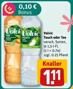 REWE DE Volvic Touch oder Tee versch., EUR 1.11 tilbud