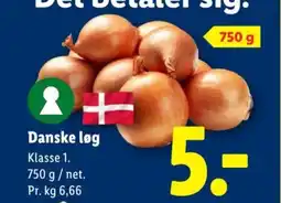 Lidl Danske løg tilbud
