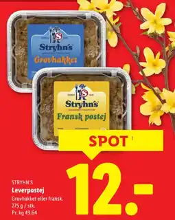 Lidl STRYHN'S Leverpostej tilbud