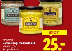 Lidl HIRTSHALS Gammeldags modnede sild tilbud