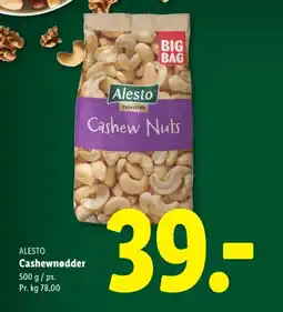 Lidl Alesto cashewnødder tilbud
