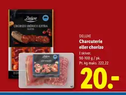 Lidl Deluxe charcuterie eller chorizo tilbud