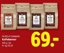 Lidl En bid af danmark kaffebønner tilbud