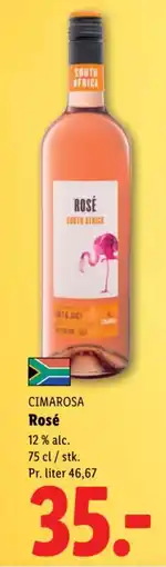 Lidl Cimarosa Rosé tilbud