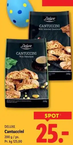 Lidl Deluxe cantuccini tilbud
